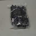 60PCS Electric Fence Insulator Screw,Insulator Fence Ring Post Wood Post Insulator and 1 Pc Insulator Socket Tool(Black)