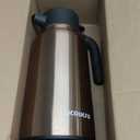 70 oz / 2L Thermal Coffee Carafe Stainless Steel - Insulated Coffee Dispenser for Hot & Cold Liquids - Perfect for Coffee, Tea, Water, Parties, Office & Home Use (Champange)