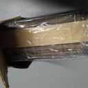 LazBlinds No Drill Cordless Bamboo Roman Shades, 33.5" W x 64" H, Driftwood