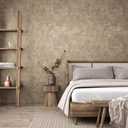 VEELIKE Grunge Metallic Wallpaper Brown Concrete Wallpaper Peel and Stick Removable Industrial Wall Paper for Bedroom 32''x354'' Self Adhesive Waterproof Concrete Contact Paper for Countertops Walls