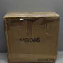 Wall Mount Mailbox with Key Lock, Large Capacity Locking Mailbox for Outside, Galvanized Steel Cover and Rust-Proof Metal Post Box, 14.6"x14.6"x4.3" Black, MD002B