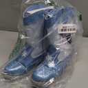 Disney Frozen Cowgirl Western Boots - Elsa and Anna Cowboy Boot - Blue (Size 10 Toddler)