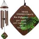 Happy Retirement Gifts for Woman Men, Funny Retirement Wind Chimes & Party Decorations, Going Away Gifts for Coworker Women Colleague Boss Teacher Nurse Military,32"
