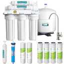 APEC Water Systems ROES-50 Essence Series Top Tier 5-Stage WQA Certified Ultra Safe Reverse Osmosis Drinking Water Filter System with Extra High Capacity Pre-Filter Set Stage 1-3 (RO Value Bundle)
