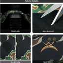 LOOGU Mens Camo Cargo Shorts Quick-Dry Water Resistant Sun Protection Hiking Shorts Men with Multi-Pocket (S)