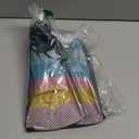 Gintenco Swim Fins, Kids Swim Training Fins for Lap Swimming, Travel Size Flippers with Mesh Bag, Silicone Swimming Fins for Kids Teens Adults Women Men (XXXS(Jr 10-11), CH12)