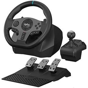 PXN V9 Gaming Racing Wheel with Pedals and Shifter, 270/900 Degree Steering Wheel for PC, Xbox One, Xbox Series X/S, PS4, PS3 and Switch