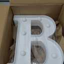 Led Light Up Letters, LED BAR Signs, Battery Powered Bar Lights, Lettered Lights for Home, Bar Decor (White)