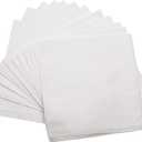 Cotton Handkerchiefs for Men Thick Soft Turkish White Cotton, 12 Pack