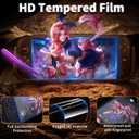 HEYSTOP Switch 2 Case Compatible with Nintendo Switch 2 Case Cover, Switch 2 Protective TPU Cover with Screen Protector and 6 Thumb Grips,HD Tempered Glass,Shock-Absorbing&Scratch-Resistant