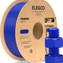 ELEGOO ABS Filament 1.75mm Blue 1KG, Heat Resistant 3D Printer Filament High Toughness & Impact Resistance, 1kg spooll(2.2lbs) Fits for Most FDM Printer