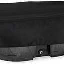 Waterproof Stock Tank Cover for 100 Gallon Stock Tank Oval,53" Outdoor Stock Tank Cover,420D Tear-Resistant, UV Resistant, All Weather Protection, Black(53"L x 21"W x 35"H)