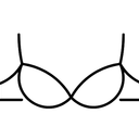 Women's Sexy Lingerie Set of 3, Black, Size M