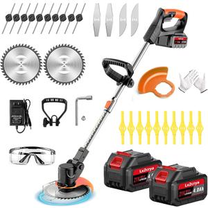 Electric Weed Wacker Cordless, 5 in 1 Weed Eater Battery Powered, 35-47 inches