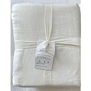 Pottery Barn Tencel Duvet Cover King/California King *White*