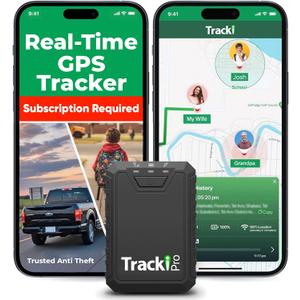 Tracki Pro GPS Tracker for Vehicles Magnetic Waterproof 4G LTE Car Tracker, Long-Life Battery Up to 7 Months, Unlimited Distance, Smart Alerts, Hidden Tracking Device (Subscription Required)