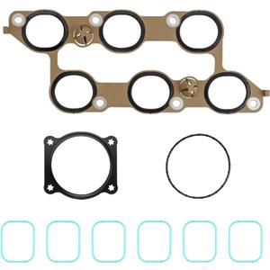 Lower Upper Intake Manifold Gasket Set Compatible with 3.6L Chevy Cadillac Buick GMC Vehicle Camaro Caprice Colorado Impala ATS CTS SRX XTS Enclave Canyon Acadia Terrain, Replace#MS972401 MS19932