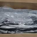 SmoothNovelty 16 Pack Microfiber Bath Towels Bulk,Black,Stripe