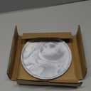 Oversized Spoon Rest,Ceramic Spoon Rest for Kitchen Counter Dishwasher Safe Marble Decor Spoon Holder for Kitchen,7 Inches (Large)