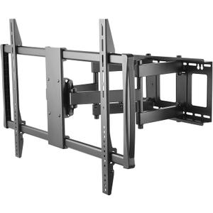 HumanCentric Heavy Duty Full Motion TV Wall Mount for 75-100" TVs Flat or Curved up to 176lb, 15 Tilt, 45 Swivel, 24" Extension, Max VESA 900x600mm, Hardware Included Install on Wood or Concrete