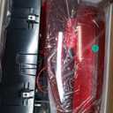 LED Tail Light for 2019-2023 GMC Sierra 1500, 2020-2023 Sierra 2500 HD 3500 HD w/ Factory Incandescent TailLight Model, Not Fit Factory LED TailLight and 2019 Sierra 1500 Limited Model, 84760015 (Chrome Housing Red Lens)