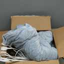 Homemate Heated Blanket Electric Throw - 50"x60" Heating Blanket Throw 1/2/4/6/8 Hours Auto-Off 10 Heat Levels Over-Heat Protection Soft Flannel Sherpa ETL Certification (11 - Light Blue (Striped))