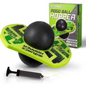 New Bounce Pogo Ball for Kids Trick Pogo Board for 7-10 Year Old Boys, Outdoor Birthday Gifts - Pogo Balance Bounce Ball (Green)