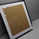 JCJMY 20x24 Picture Frame with 16x20 Mat, Display Photo 16x20 with Mat or 20 x 24 Without Mat, Wall Hanging Large 20 by 24 Poster Frame with Plexiglass, Black