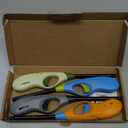 Butane Lighter, 4pcs Refillable Long Flame Lighter for BBQ Candle(No Butane Inside)