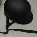 Yesmotor Half Helmet Polo Cap Half Shell Open Face Motorcycle Helmet - DOT Approved(Matte Black,Small)