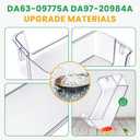 Right DA63-09775A Refrigerator Door Bin Compatible with Sam.sung Refrigerator Door Shelf Parts-Sam.sung Refrigerator Door Bin RF27T5201SR RF27T5201SG RF27T5241SR RF28T5021SR RF28T5021SG By AMI PARTS