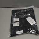 Women's Linen Pants Relaxed Fit High Waisted Boho Chic Ankle Pants Summer Beach Vacation Wide Leg Trousers (Black, XL)