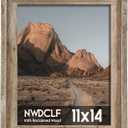 Rustic 11x14 Picture Frame, Reclaimed Barnwood Photo Frame for Wall Decor
