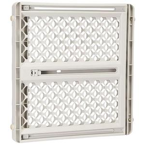 North States Pet Gate Iii Pressure Mounted White, Gray, 2 x 42 x 26"