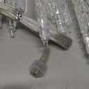 Joomer Blue Christmas Icicle Lights, 13FT 20 Tubes 90 LED 8 Modes Icicle Lights with Timer Function, Waterproof Connectable Ice String Lights for Holiday Home Patio Trees Christmas Decoration