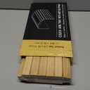 Sofa Arm Tray, Bamboo Folding Couch Arm Tray, Sofa Armrest Trays with Anti-Slip Pad for Drinks, Snacks, Phone, Remote Control Natural (18.9*13)