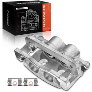 A-Premium Disc Brake Caliper Assembly Compatible with Cadillac, Chevy and GMC Models - Escalade, Silverado 1500, Avalanche, Suburban, Express, Sierra, Yukon XL and more - Front Driver
