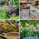 Biling Solar Water Fountain Pump, Solar Bird Bath, Outdoor with Tubing, Solar Powered Fountain Pump for Pond BirdBath, Garden, Pool, Fish Tank,Backyard