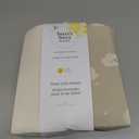 Burt's Bees Baby Essential Organic Cotton Fitted Crib Sheet, Breathable for Boy Girl Standard Crib & Toddler Mattresses