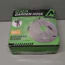 Garden Hose 50ft, Heavy Duty Stainless Steel Water Hose with 10 Functional Nozzles, No Kink, Lightweight and Flexible, Easy to Use and Store, Strong and Sturdy, Suitable for Yard and Lawn
