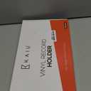 KAIU Vinyl Record Storage Holder - Solid Wood with Crystal Clear Acrylic Holder - Premium Design, Perfect 12" LPs or 7" Singles Display Unit - Stores and Supports up to 50 Albums (Vintage Brown)