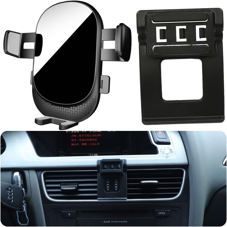 Car Phone Holder for Audi A4/S4/A5/S5 Auto Accessories [Only for Audi 2009-2016 A4 / S4 & 2008-2017 A5 / S5] [Auto Lock Hands Free Cell Phone Mount Car fits for iPhone & All Smartphones]