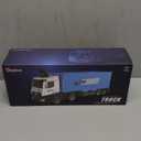 Carrier Truck Race Track Boys Toys, Foldable 3 Layer Toddler Track Playset, Toy Truck Transport Car Carrier & 8 Race Cars, Truck Car Kids Toys for Age 3 4 5 6+ Years Old Boys Girls (Green)