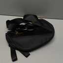 FEIBOON Spacious Nylon Crossbody Bag Bum Bag Handbags Wallets Purses Trendy Shoulder Bag for Women (Black)