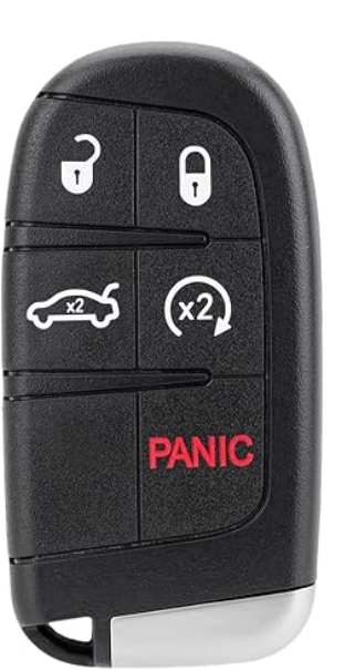 M3N40821302 Keyless Entry Remote Key Fob Kit DIY Tool Replacement Car Key Kit 4 Button for Dodge Charger 2011-2017 for Chrysler 300 2011-2014