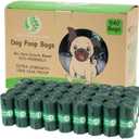 GREENER WALKER Poop Bags for Dog Waste-540 Bags, Extra Thick Strong 100% Leak Proof Dog waste Bags (Deep Green)