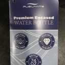 FUELMATE  2 Liter Water Bottles - Half Gallon Water Bottle BPA Free - Ideal for Gym, Big Water Jug, Reusable Sports Bottle with Measurements Marked Drink Container (2.2L 74oz Matte Black Water Jugs)