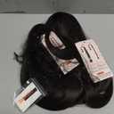 SEIKEA Long Braided Ponytail Extension with Hair Tie Straight Wrap Around Hair Extensions Ponytail Natural Soft Synthetic Hair Piece for Women Daily Wear 34 Inch 150 Gram Black