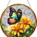 Sun Catchers Indoor Window, Acrylic Rainbow Suncatcher Window Hanging Decoration for Living Room Bedroom Summer Home Balcony Ornaments Decoration