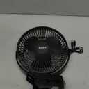 Portable Clip on Fan 10000mAh Battery Powered, USB Type C, Supports 720 Adjustment, 4 speed, 8inch Personal Fan for Table, Bedroom, Desk, Camping, Stroller, Golf Cart